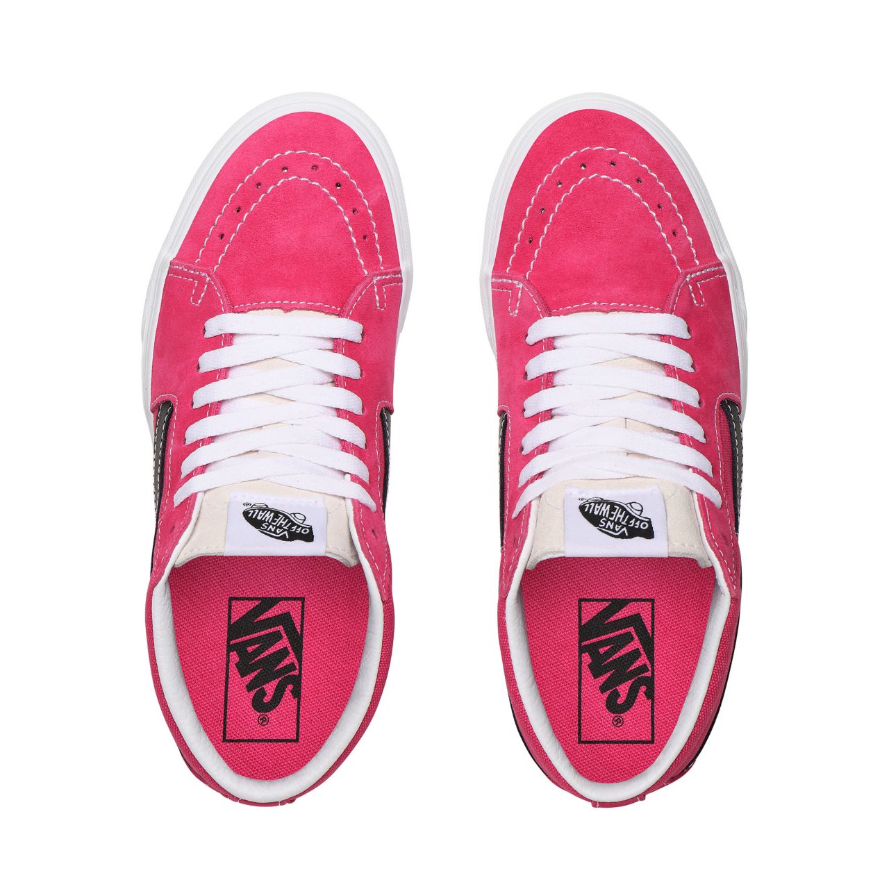 Vans Retro Sport Sk8-Mid Pink Classic Womens - (Retro Sport) Fuchsia Purple/True White VN0A3WM3XGG Shoes