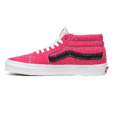 Vans Retro Sport Sk8-Mid Pink Classic Womens - (Retro Sport) Fuchsia Purple/True White VN0A3WM3XGG Shoes