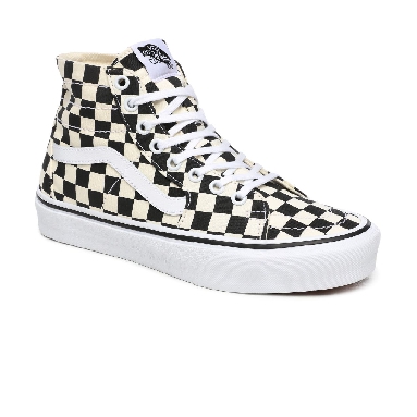 Vans Checkerboard Sk8-Hi Tapered Black Classic Womens - (Checkerboard) Black/White VN0A4U165GU Shoes