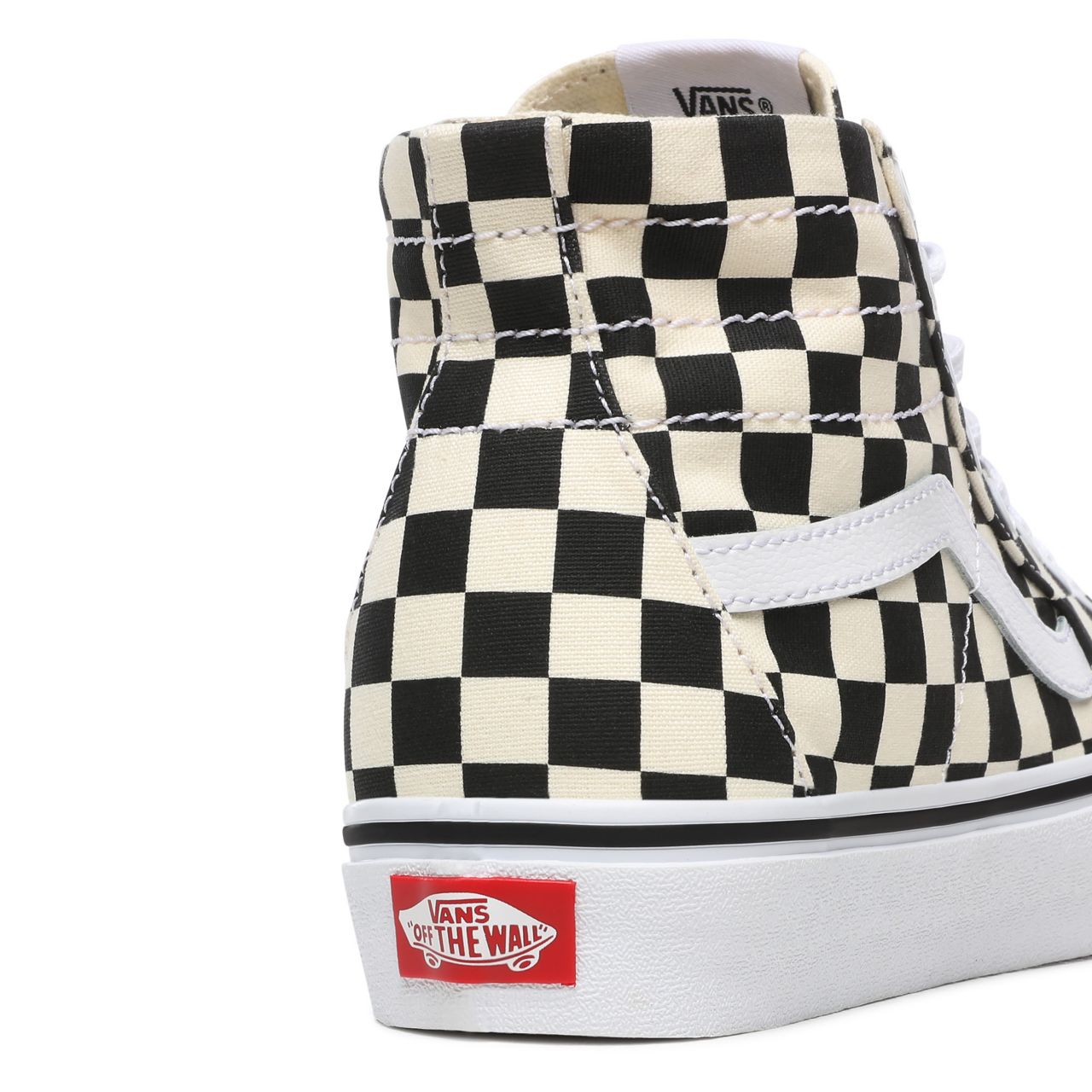 Vans Checkerboard Sk8-Hi Tapered Black Classic Womens - (Checkerboard) Black/White VN0A4U165GU Shoes