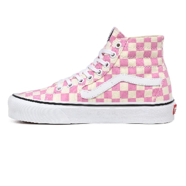 Vans Checkerboard Sk8-Hi Tapered Pink Classic Womens - (Checkerboard) Fuchsia Pink/True White VN0A4U16XHV Shoes