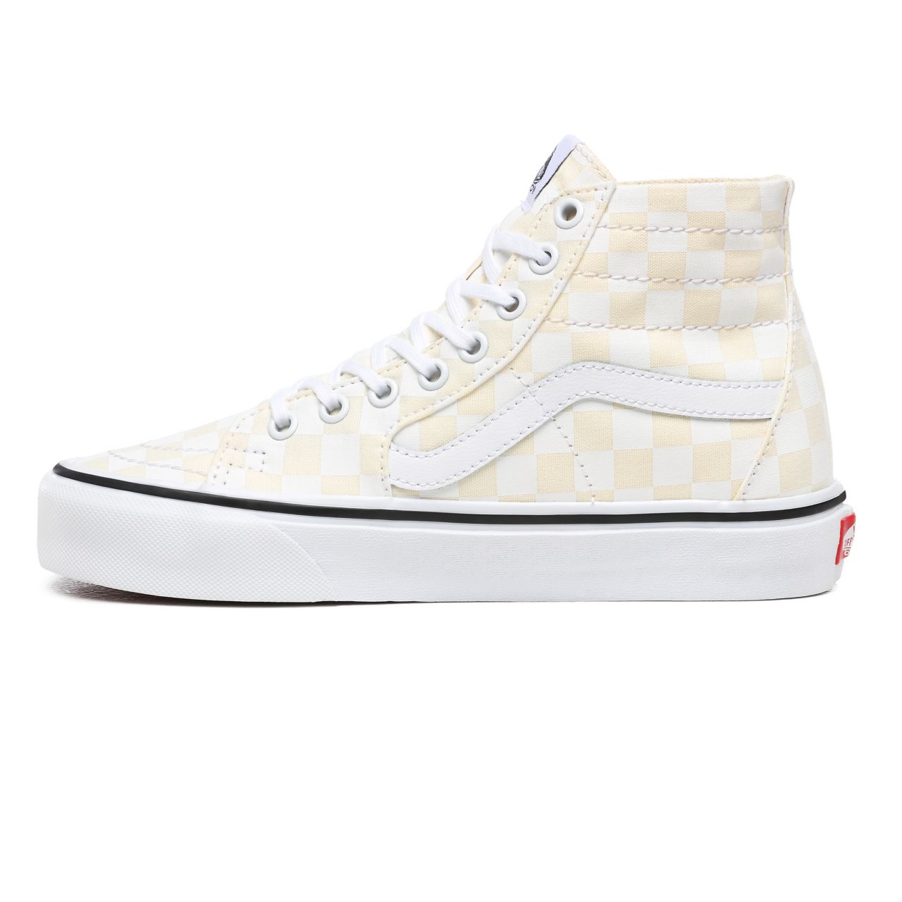 Vans Checkerboard Sk8-Hi Tapered White Classic Womens - (Checkerboard) White/True White VN0A4U16XHW Shoes