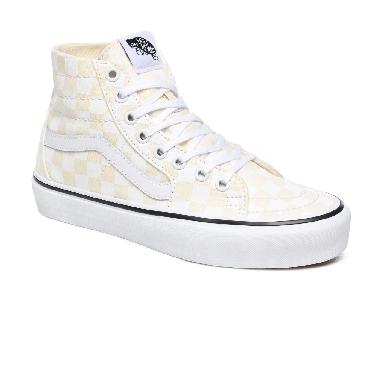 Vans Checkerboard Sk8-Hi Tapered White Classic Womens - (Checkerboard) White/True White VN0A4U16XHW Shoes