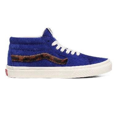 Vans Suede Sk8-Mid Blue Classic Womens - (Suede) Royal Blue/Calf Hair VN0A3WM3XHZ Shoes