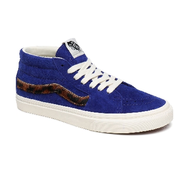 Vans Suede Sk8-Mid Blue Classic Womens - (Suede) Royal Blue/Calf Hair VN0A3WM3XHZ Shoes