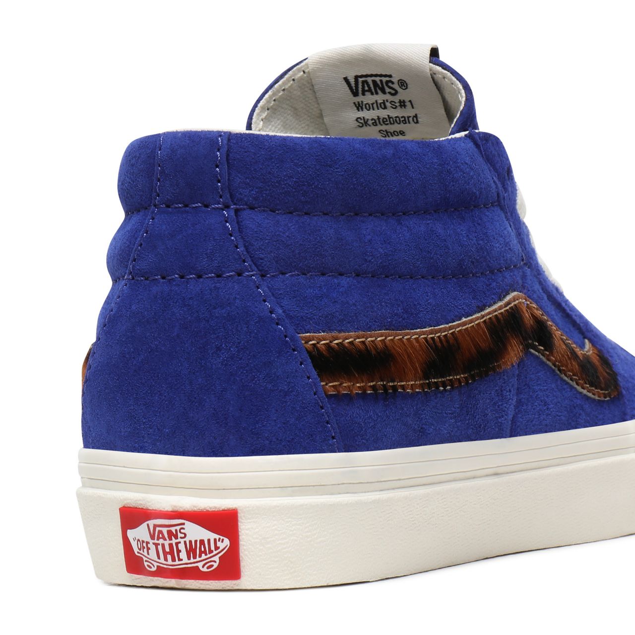 Vans Suede Sk8-Mid Blue Classic Womens - (Suede) Royal Blue/Calf Hair VN0A3WM3XHZ Shoes