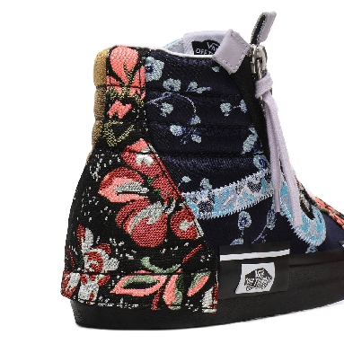 Vans Florals Sk8-Hi Reissue CAP Black Classic Womens - (Florals) Brocade/Black VN0A3WM1XHQ Shoes