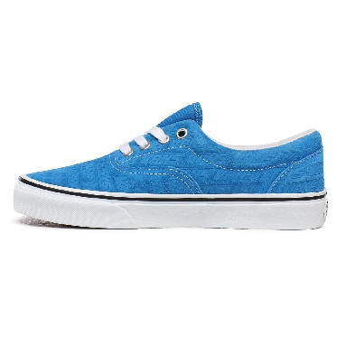 Vans Emboss Era Blue Classic Womens - (Vans Emboss) Mediterranian Blue/True White VN0A4U39X04 Shoes