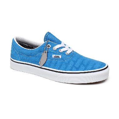 Vans Emboss Era Blue Classic Womens - (Vans Emboss) Mediterranian Blue/True White VN0A4U39X04 Shoes