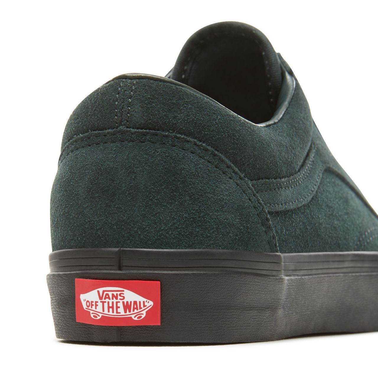 Vans Suede Black Outsole Old Skool Classic Mens Womens - (Black Outsole) Darkest Spruce/Black VA38G1U8U Shoes