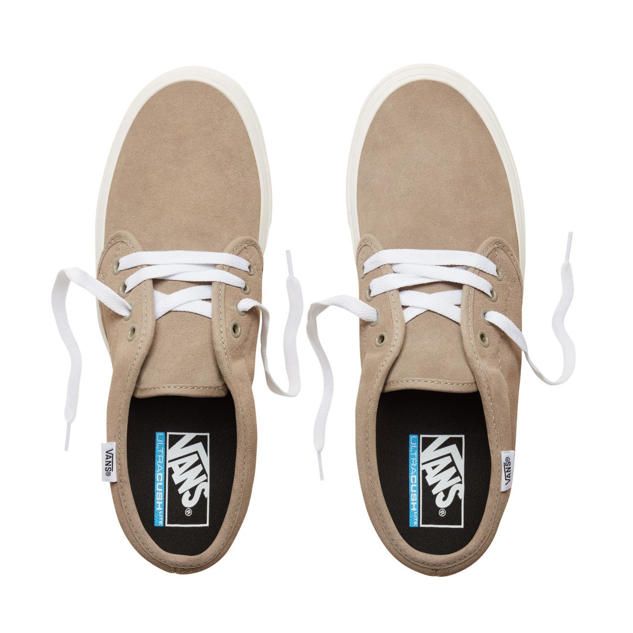 Vans Suede Chukka Lite Classic Mens Womens - (Suede) Desert Taupe/Marshmallow VA3TK9U71 Shoes