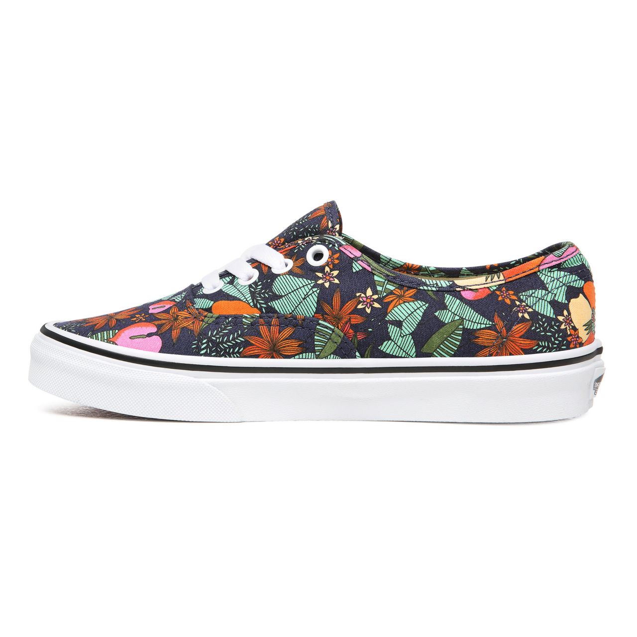 Vans Multi Tropic Authentic Multicolour Classic Womens - (Multi Tropic) Dress Blues/True White VN0A2Z5IWH9 Shoes