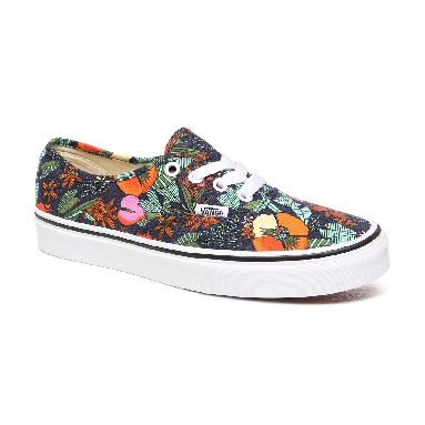 Vans Multi Tropic Authentic Multicolour Classic Womens - (Multi Tropic) Dress Blues/True White VN0A2Z5IWH9 Shoes