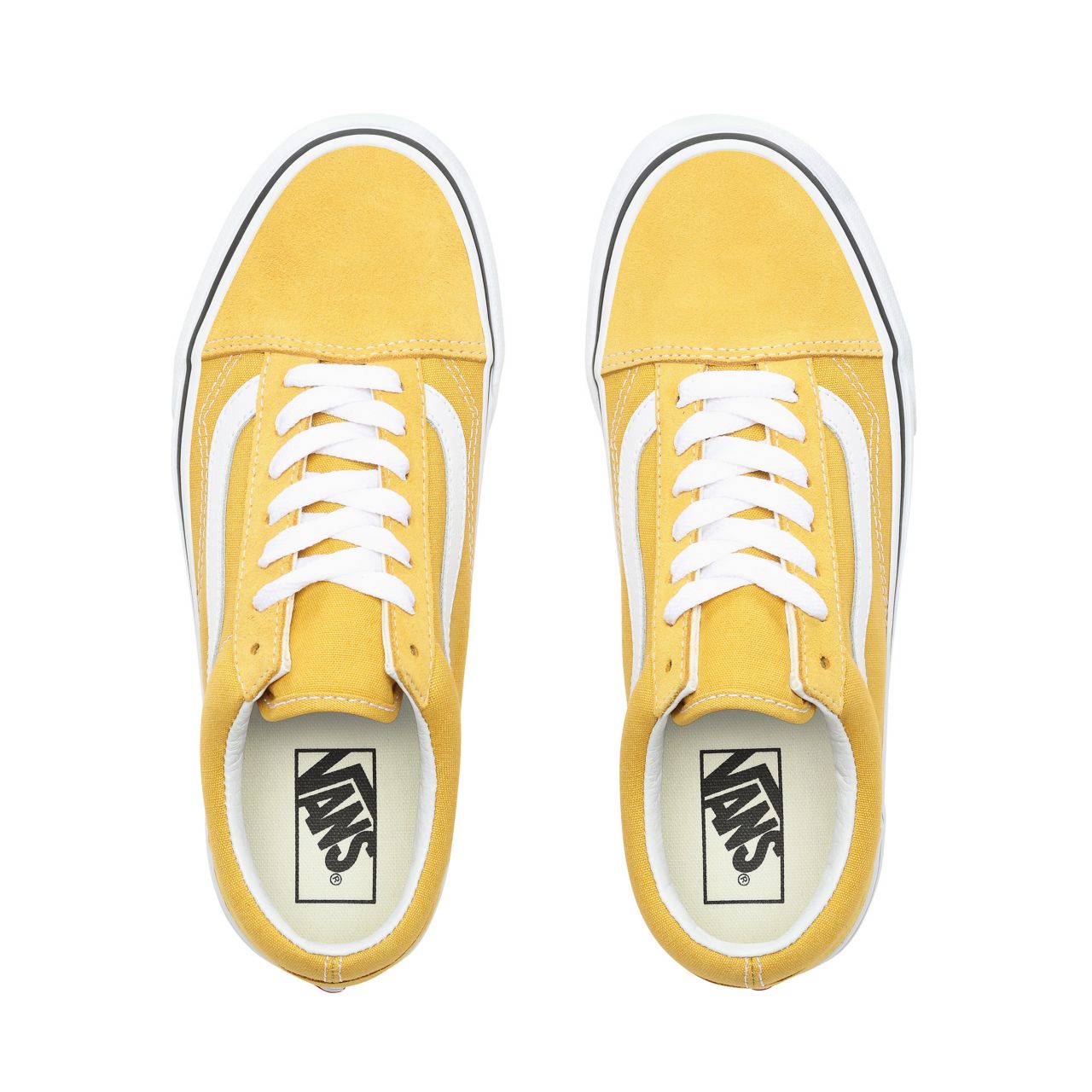 Vans Old Skool Yellow Classic Womens - Yolk Yellow VN0A38G1VRQ Shoes