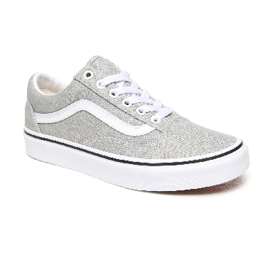 Vans Old Skool Grey Classic Womens - Silver/True White VN0A4U3BX1K Shoes