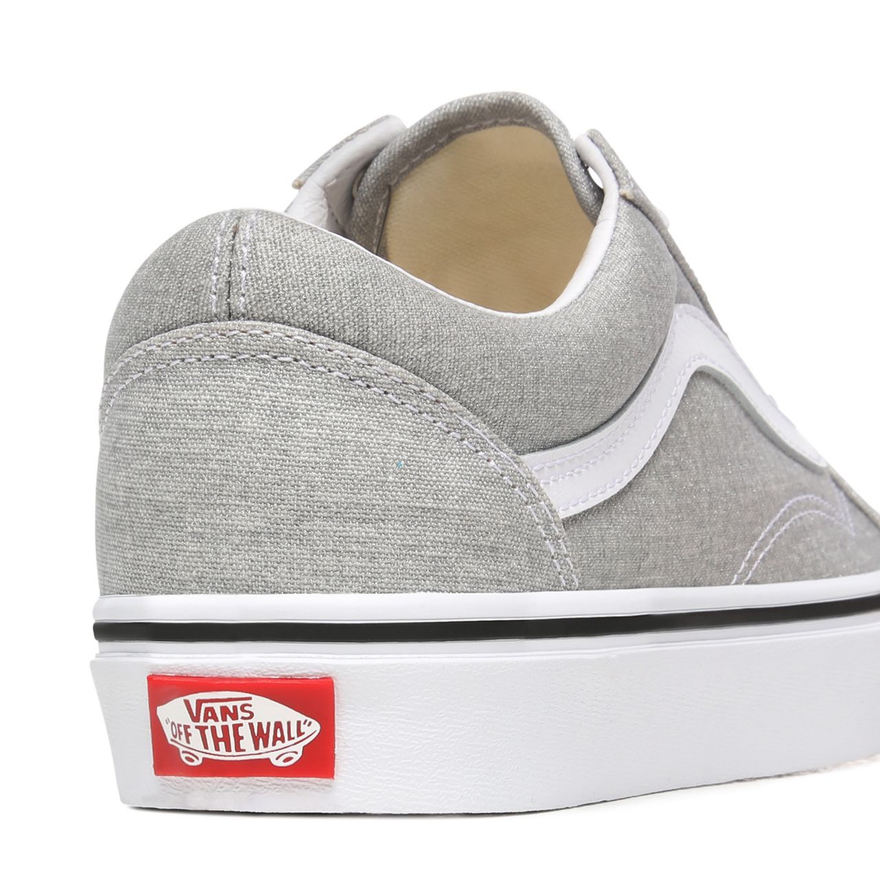 Vans Old Skool Grey Classic Womens - Silver/True White VN0A4U3BX1K Shoes