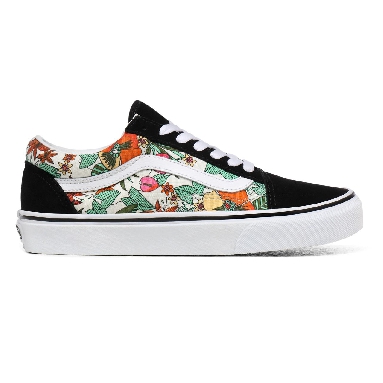 Vans Multi Tropic Old Skool Multicolour Classic Womens - (Multi Tropic) Black/True White VN0A4U3BXF3 Shoes