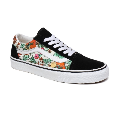 Vans Multi Tropic Old Skool Multicolour Classic Womens - (Multi Tropic) Black/True White VN0A4U3BXF3 Shoes