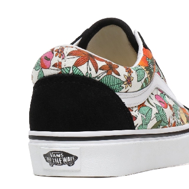 Vans Multi Tropic Old Skool Multicolour Classic Womens - (Multi Tropic) Black/True White VN0A4U3BXF3 Shoes