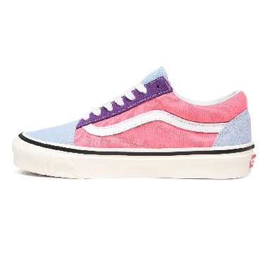 Vans Anaheim Factory Old Skool 36 DX Multicolour Classic Womens - (Anaheim Factory) Og Light Blue/Og Purple/Og Pink VN0A38G2XFL Shoes