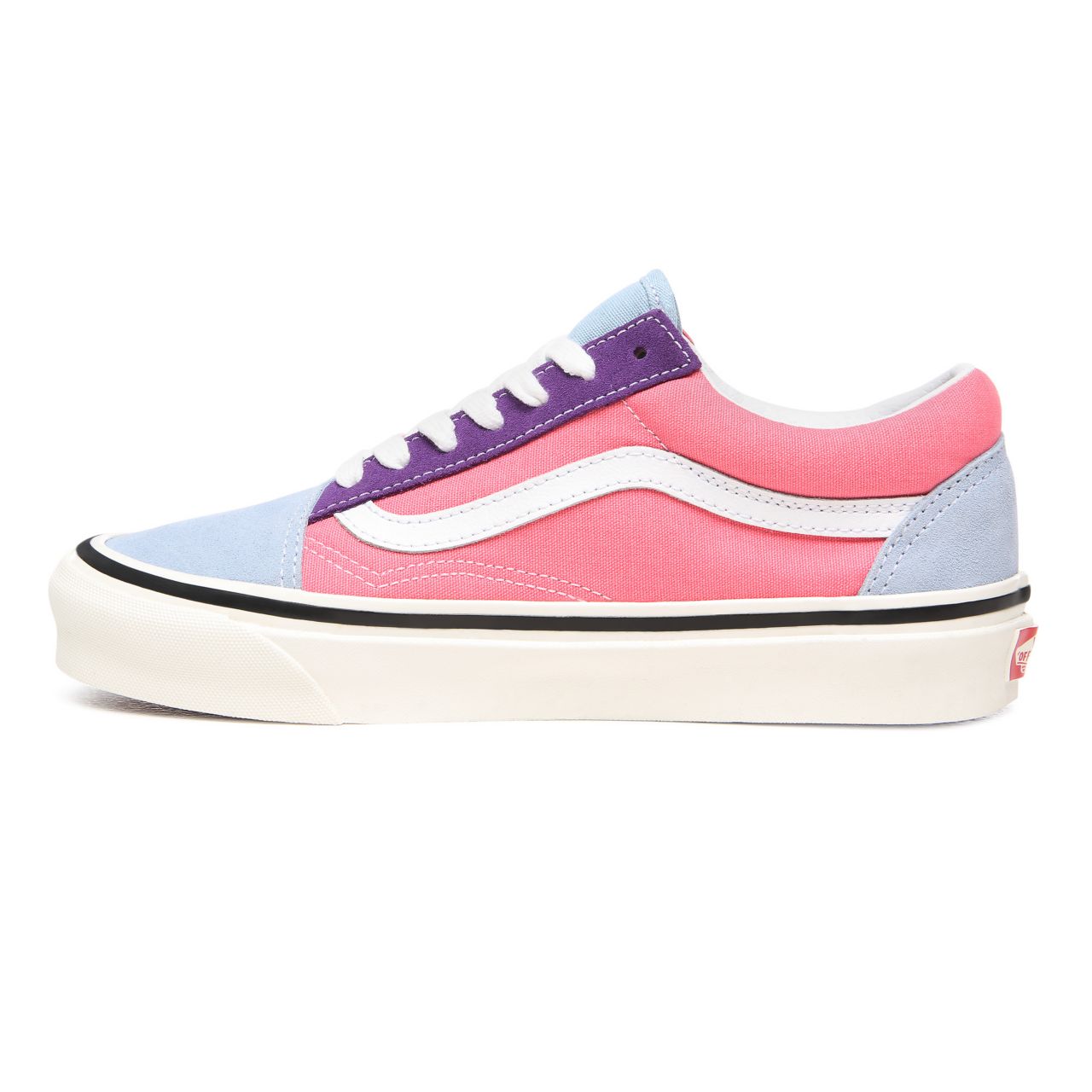 Vans Anaheim Factory Old Skool 36 DX Multicolour Classic Womens - (Anaheim Factory) Og Light Blue/Og Purple/Og Pink VN0A38G2XFL Shoes