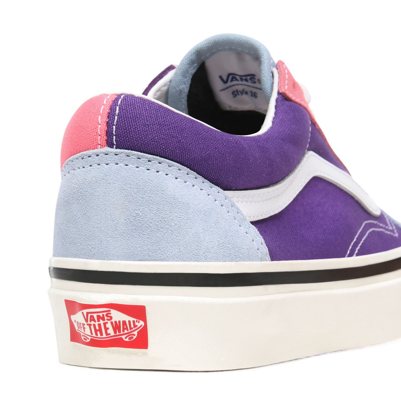 Vans Anaheim Factory Old Skool 36 DX Multicolour Classic Womens - (Anaheim Factory) Og Light Blue/Og Purple/Og Pink VN0A38G2XFL Shoes