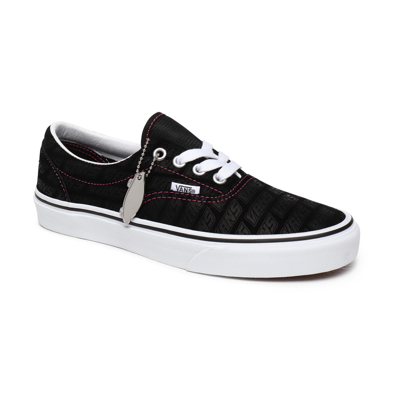 Vans Emboss Era Black Classic Womens - (Vans Emboss) Black/True White VN0A4U39X00 Shoes